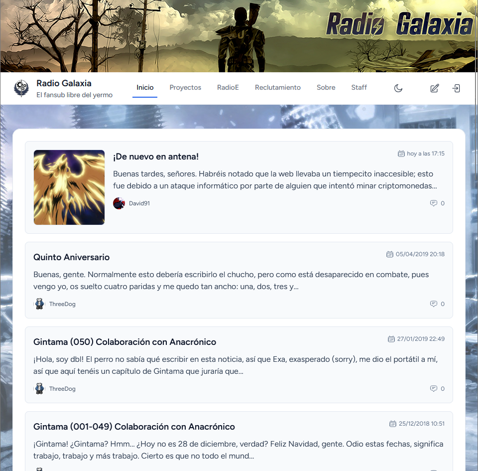 Vista previa de Radio Galaxia